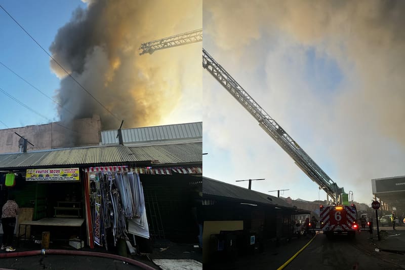 El siniestro provocó desvíos de tránsito en el sector.