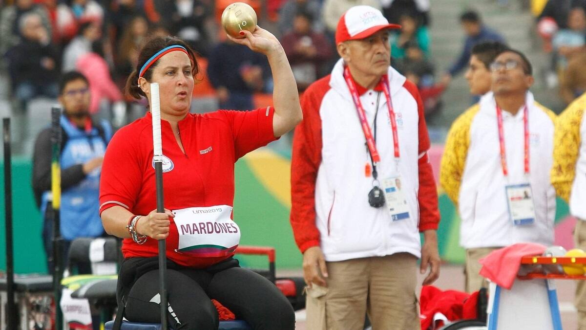 Francisca Mardones ganó la segunda medalla de oro para el Team Chile en lanzamiento de bala