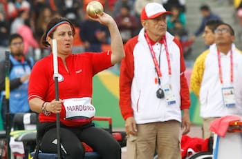 Francisca Mardones ganó la segunda medalla de oro para el Team Chile en lanzamiento de bala