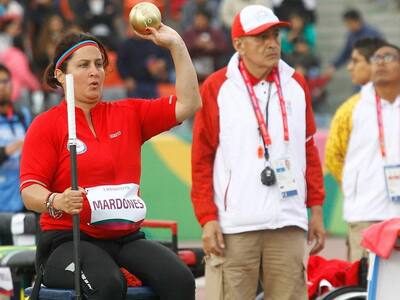 Francisca Mardones ganó la segunda medalla de oro para el Team Chile en lanzamiento de bala