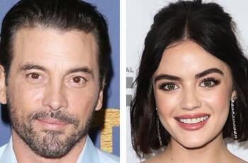 Skeet Ulrich, actor de "Riverdale", y Lucy Hale, actriz de "Pretty little liars", coquetean en redes tras rumores de una relación