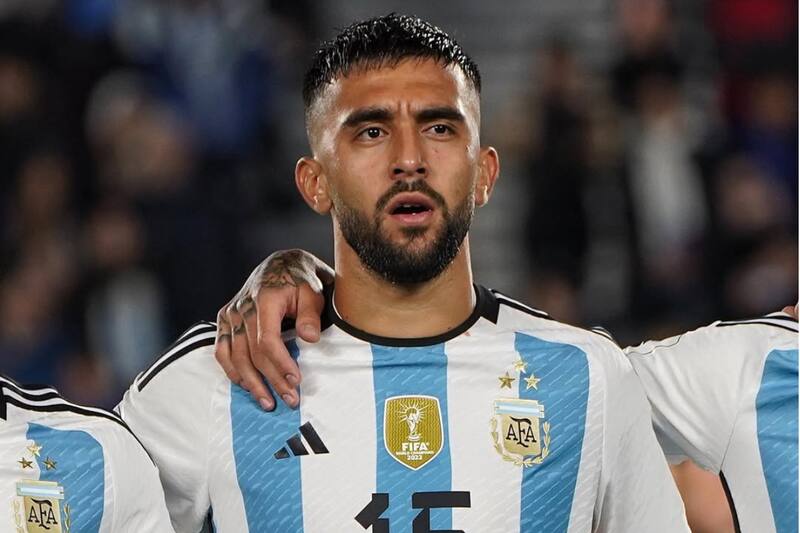 con la selección argentina. Foto: @nicoigonzalez