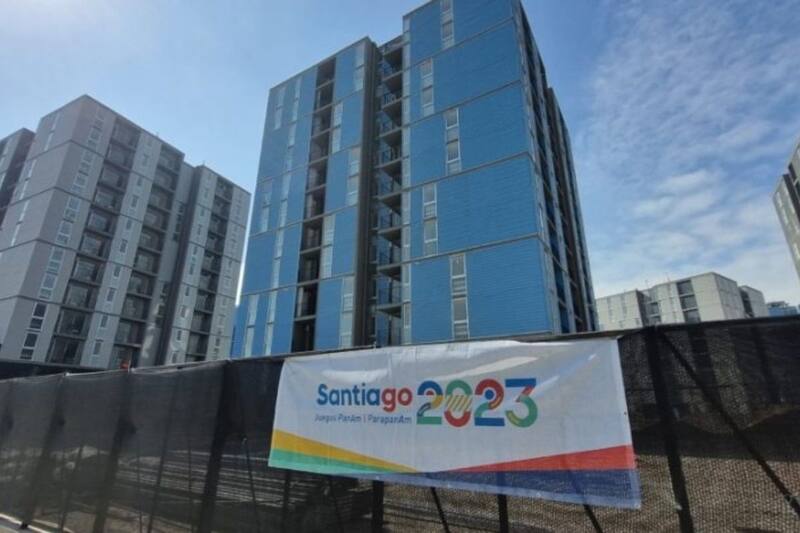 La Villa Panamericana presenta problemas a pocos días de la inauguración de los Juegos.