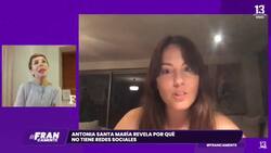 Antonia Santa María por su pequeña hija, quien despierta y le toma el celular: "Esa imagen para mí es muy fuerte"