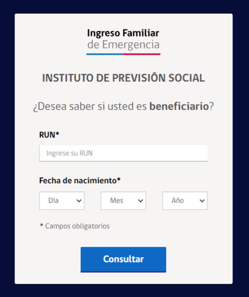 El Estado implementó una plataforma para revisar si tienes pagos pendientes del IFE Universal. Créditos: IPS.