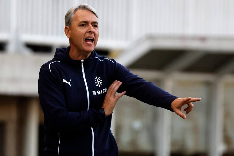 , entrenador de la Universidad Católica. Foto: Agencia Aton.