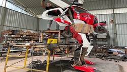 FOTO: artista peruano creo su propio Transformer y la construcción se hizo viral