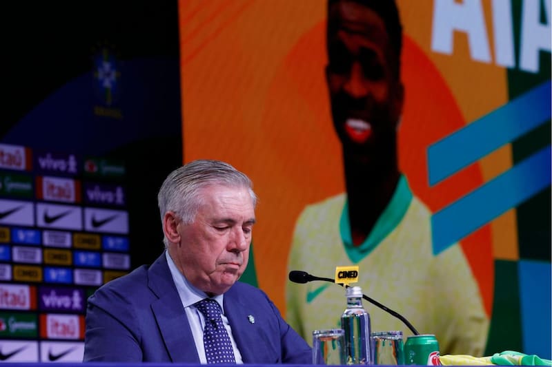 Carletto realiza su primera convocatoria en la Verdeamarelha y en ella aparece Antony, delantero dirigido por Manuel Pellegrini en el Betis. Foto: EFE.