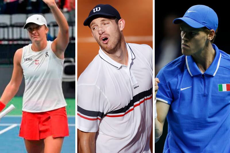 no corrió con la misma suerte que Iga Swiatek y Jannik Sinner.