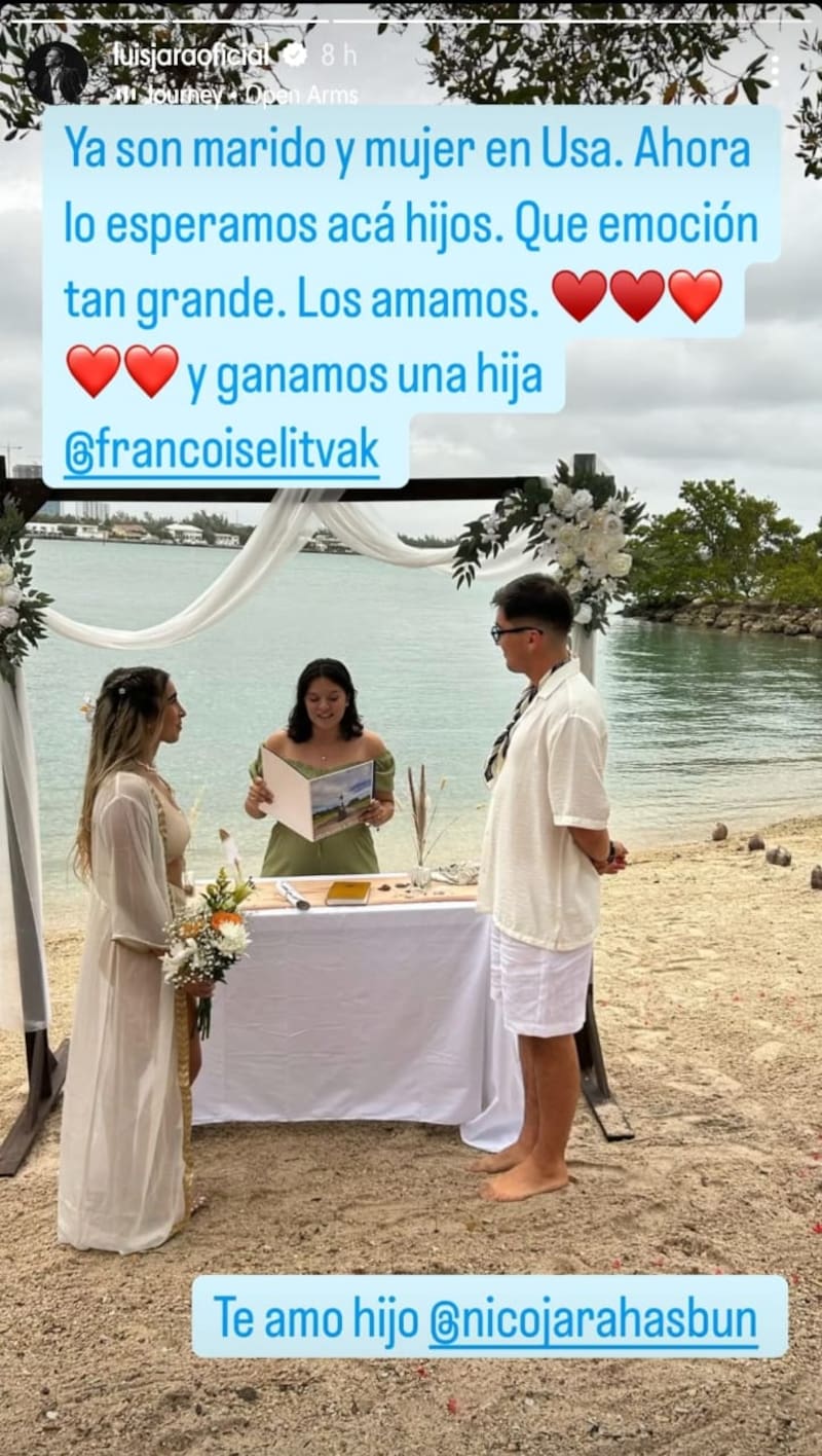 El cantante compartió el emotivo mensaje a través de sus historias de Instagram.