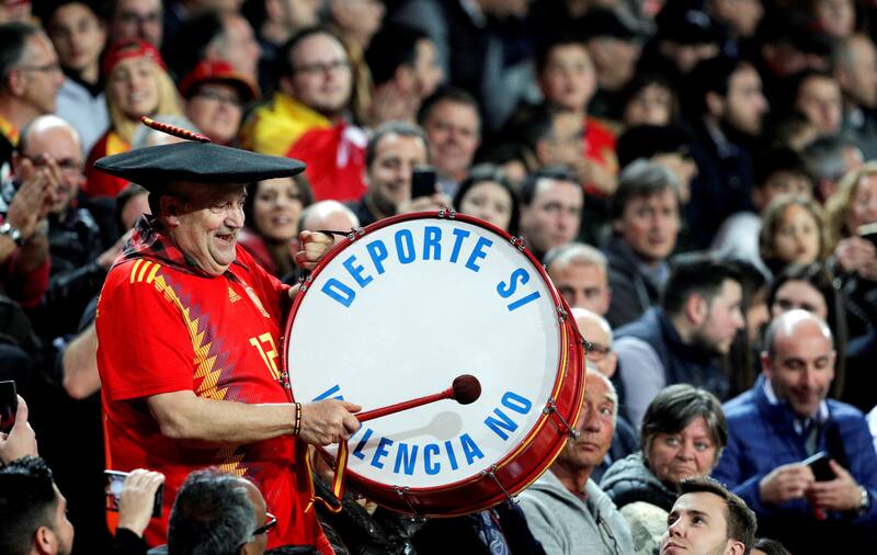 , mítico hincha de la Selección Española. EFE