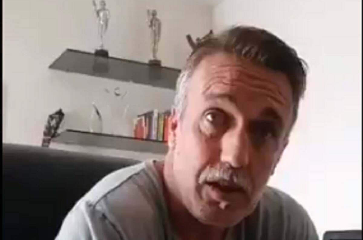 La arenga de Gabriel Batistuta a sus seguidores para combatir el Coronavirus