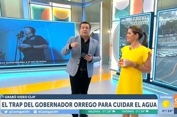 “Claudio Orreneke”: Monserrat Álvarez y Julio César Rodríguez bromearon con el trap de Claudio Orrego para cuidar el agua
