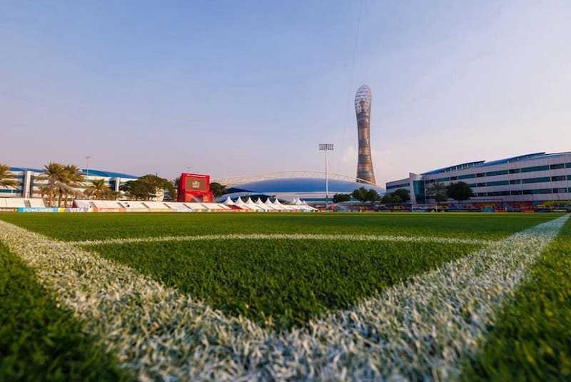 Así son las canchas en la Aspire Zona de Qatar. Foto: FIFA