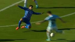 VIDEO | ¡Le pegaron donde duele! El terrible pelotazo que sufrió un jugador de Godoy Cruz en Argentina