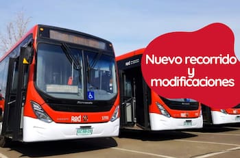 Este es el NUEVO recorrido de Red Movilidad que conectará las comunas de San Bernardo, El Bosque y La Cisterna