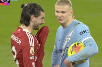 “Primera vez que no quiero hablar contigo”: la revelación de Haaland tras agónico penal ante el Liverpool