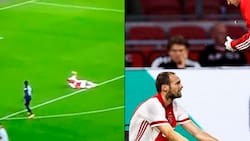 Impactante: El momento en que jugador del Ajax se desplomó por problema cardiaco
