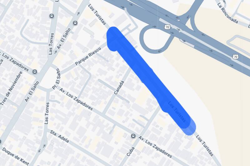 Los cortes de luz programados también afectarán a esta comuna capitalina. Créditos: Enel.