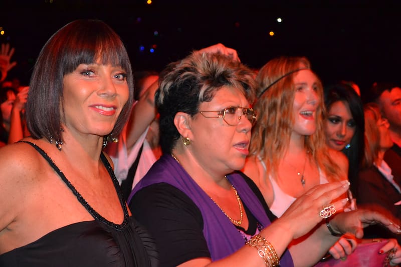 Paty Maldonado, Raquel Argandoña y Cata Pulido