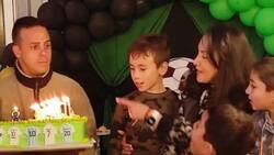 Icha Sobarzo mostró la entretenida celebración del cumpleaños de su hijo, Lukas