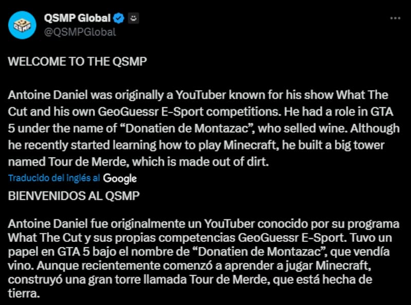 Créditos: Quackity Studios.