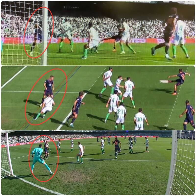 El fuera de juego del que se quejó Manuel Pellegrini.