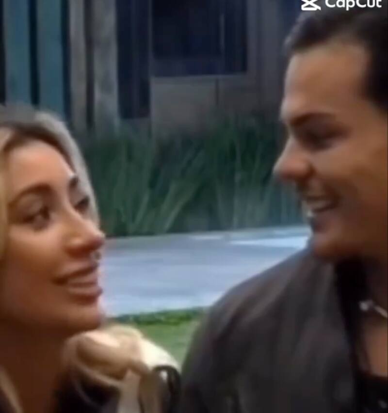 Camila Andrade y Miguel Martínez en "Gran Hermano Chile".