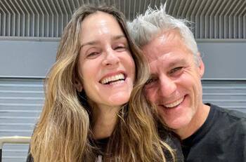 "Siempre habrá una razón para agradecer": María Gracia Subercaseaux celebró con Waldemar Méndez inauguración de especial rincón de su hogar