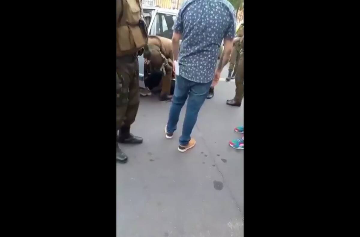 VIDEO: mujer fue herida de bala tras evadir operativo de Carabineros en La Florida