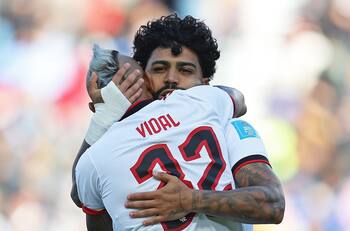 Arturo Vidal volvió a ser titular y ayudó al Flamengo a ser tercero en el Mundial de Clubes