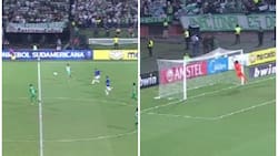 VIDEO | Desde mitad de cancha: el golazo del Tucu Contreras que impactó a todos en Copa Sudamericana