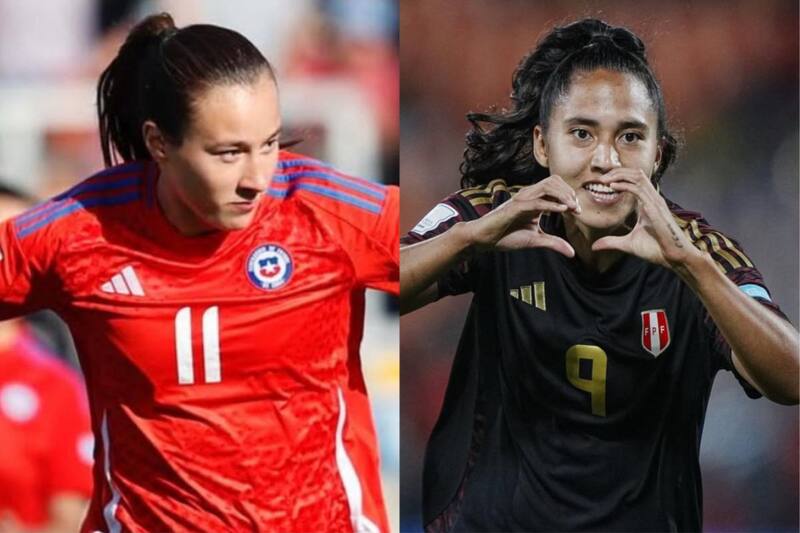 La Roja visitará a la selección peruana por la tercera fecha de la Liga de Naciones Femenina. Foto: La Roja y Labicolor en Instagram.