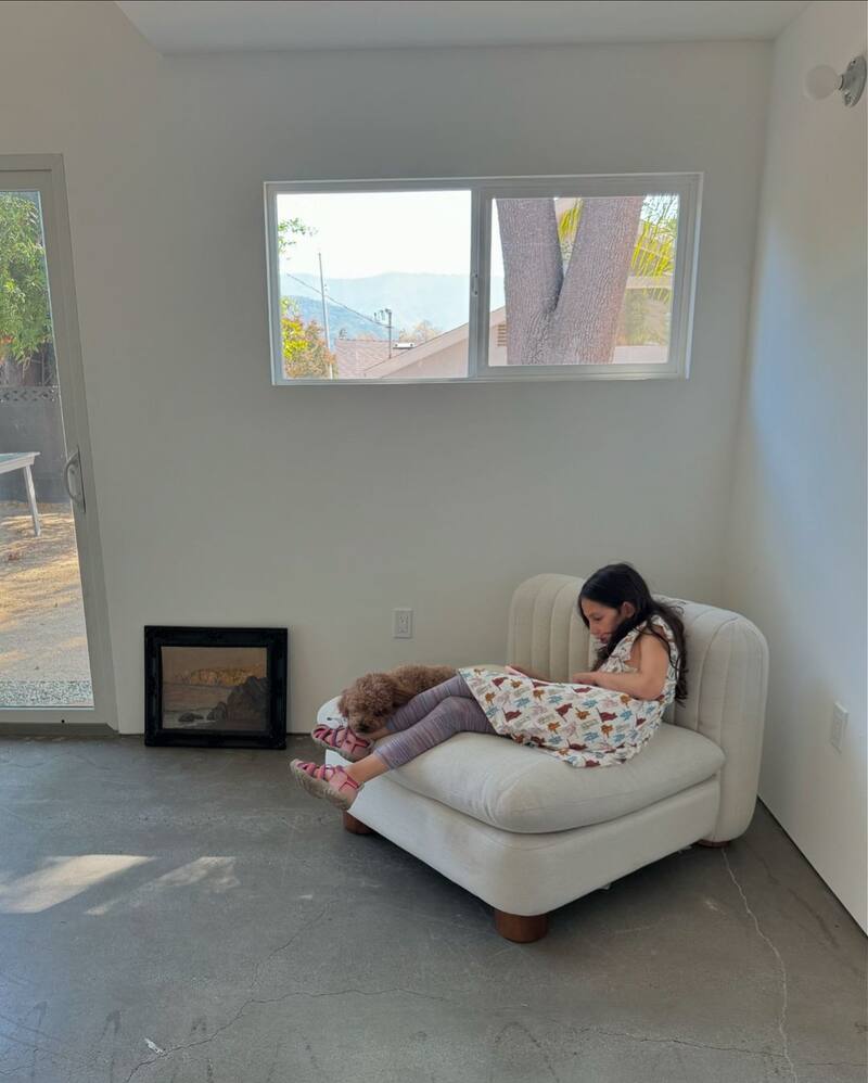 Leonor Varela mostró el rincón de su nueva casa en Estados Unidos.