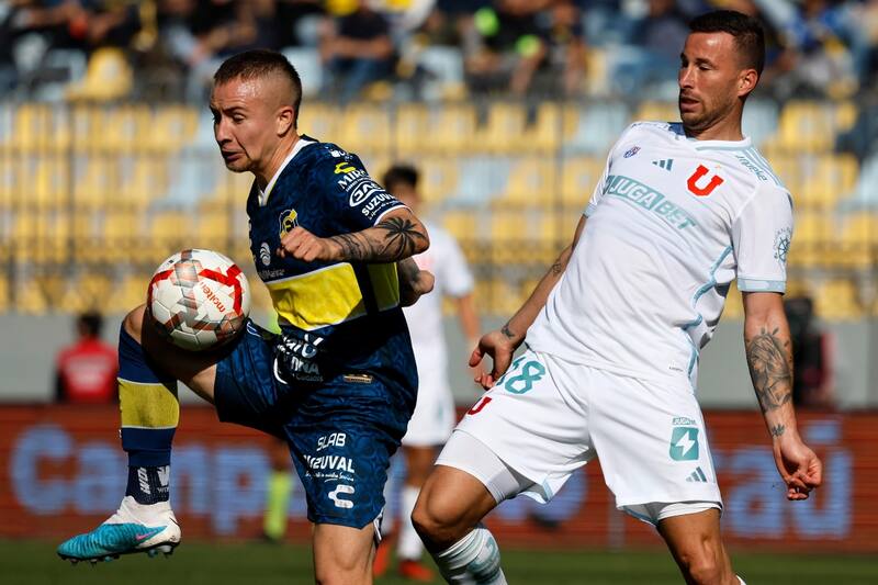 Benjamín Berríos ante la U en el Sausalito.