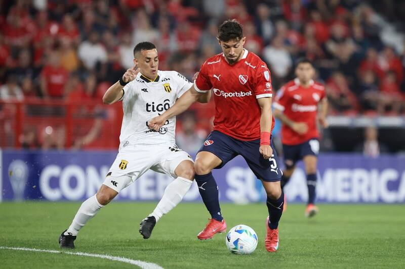 Felipe Loyola con Independiente en Copa Sudamericana. Foto: Conmebol