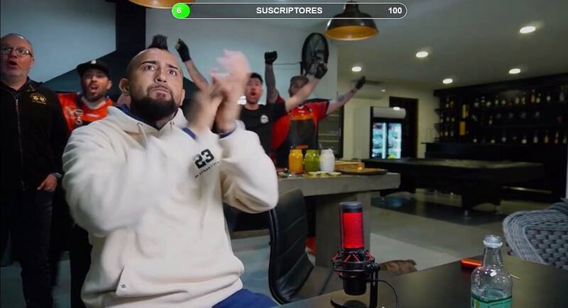 celebró el gol de Eduardo Vargas para La Roja vs Brasil