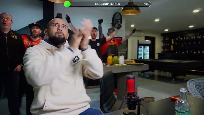 VIDEO | Así reaccionó Arturo Vidal con el golazo de Eduardo Vargas ante Brasil