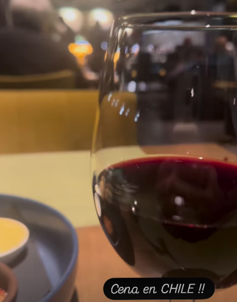 La foto que subió Regis Marques en medio de sus negociaciones en Chile