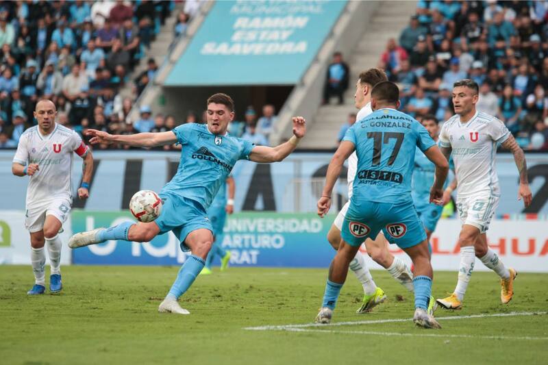 y el gol que le marcó a la U el 29 de septiembre pasado, en el Tierra de Campeones. Foto: Agencia Aton.