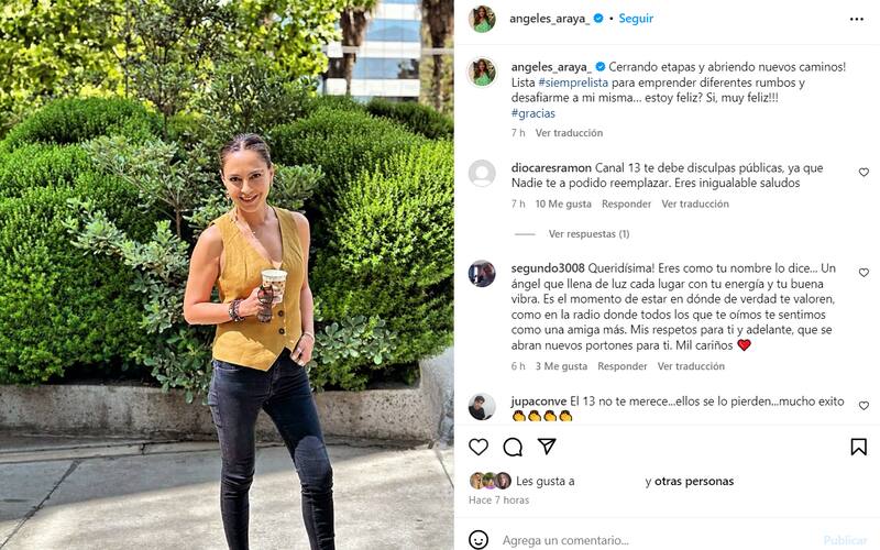 Ángeles Araya deja Canal 13