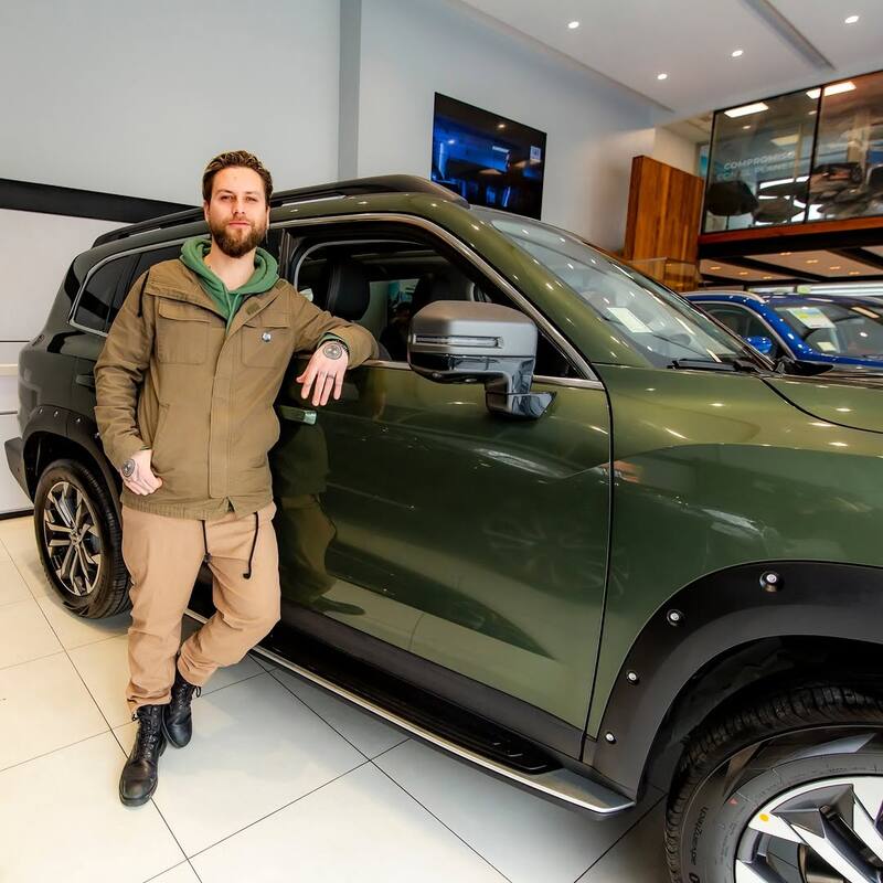 El animador escogió un particular tono verde para manejar. Créditos: Haval.