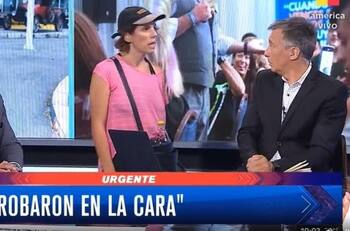 VIDEO | "Vengo a denunciar...": tenso momento se vivió en directo tras irrupción de mujer en transmisión