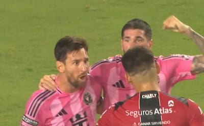 El irreconocible festejo de Lionel Messi en la victoria de Inter Miami por la Leagues Cup