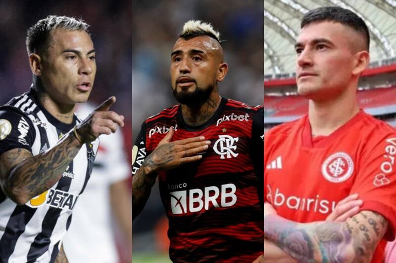 Seis chilenos conformarán la nueva temporada del fútbol brasileño.