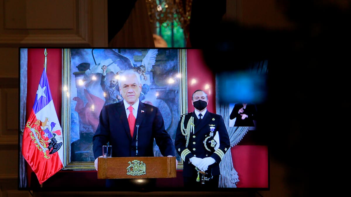 Presidente Piñera: "Nuevamente nuestra patria enfrenta una contienda desigual"