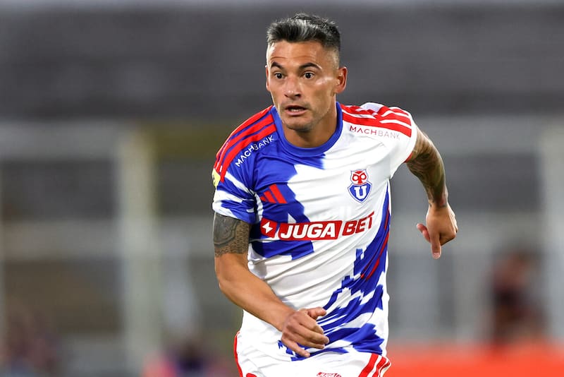 El mediocampista ante Palestino. Foto: Agencia Aton.