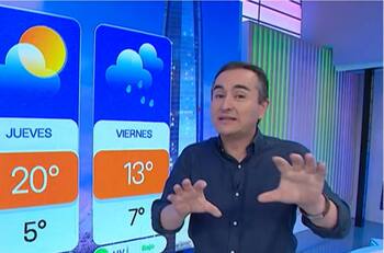 Alejandro Sepúlveda por lluvia en la RM: “No es un sistema frontal, no es un río atmosférico. Es desordenado y se presenta por zonas, por lo que no tenemos certeza del pronóstico”