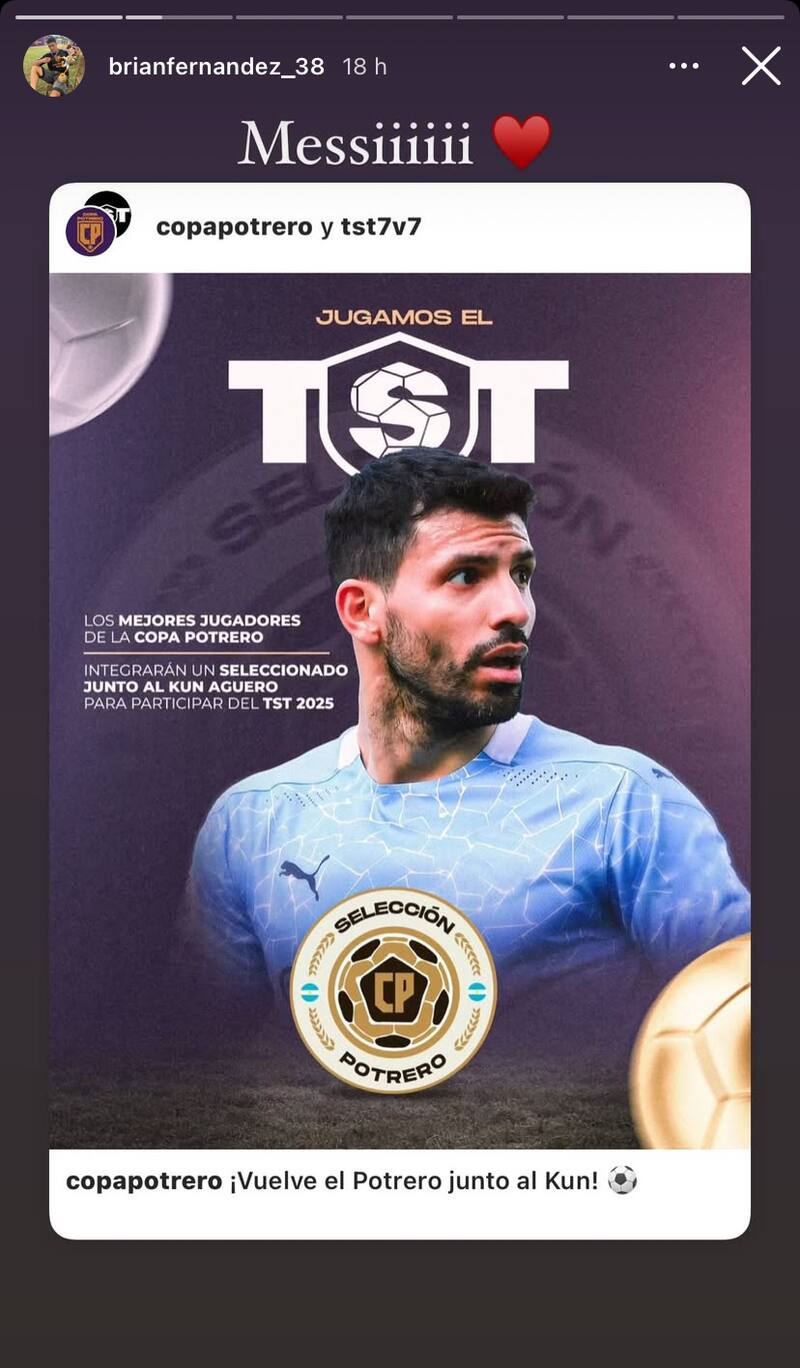 Brian Fernández se uniría a la Selección de Kun Aguero.