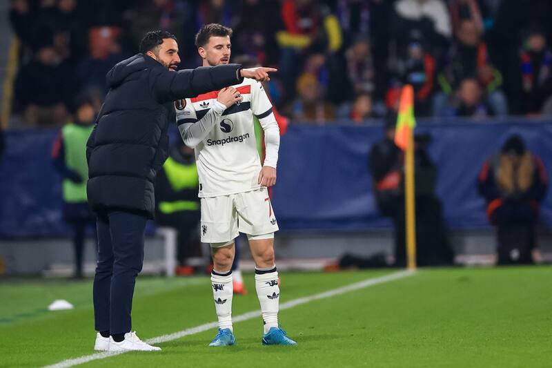 Ruben Amorim, entrenador del Manchester United. EFE